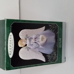 Hallmark Christmas Keepsake Ornament -Victorian Angel Tree Topper 1998, Preowned